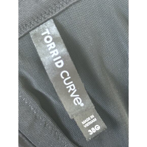 Torrid Curve Back Smoothing Push up Black Bra Size 38G - Picture 2 of 7